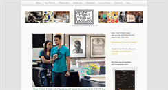 Desktop Screenshot of printclubcleveland.org