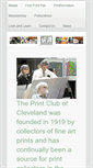 Mobile Screenshot of printclubcleveland.org